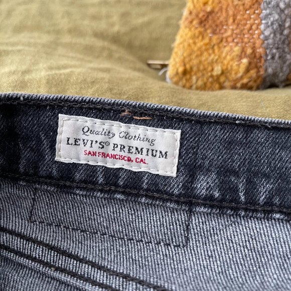 Levi’s 501 Skinny Jeans Coal Black 26 - Picture 5 of 8